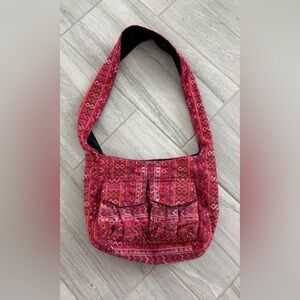 Bohemian Red Patterned Tote